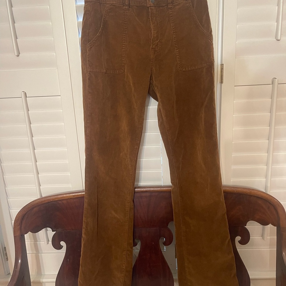 Sanctuary Women's Brown Wide Leg Corduroys